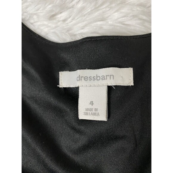 Dressbarn A-Line Dress Women's Size 4 Multicolor Geometric Tie Waist V Neck - Picture 6 of 13